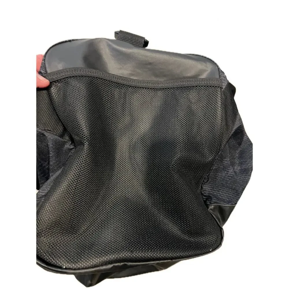 Nike Brasilia Training Duffel Bag Small 41L Striped Black